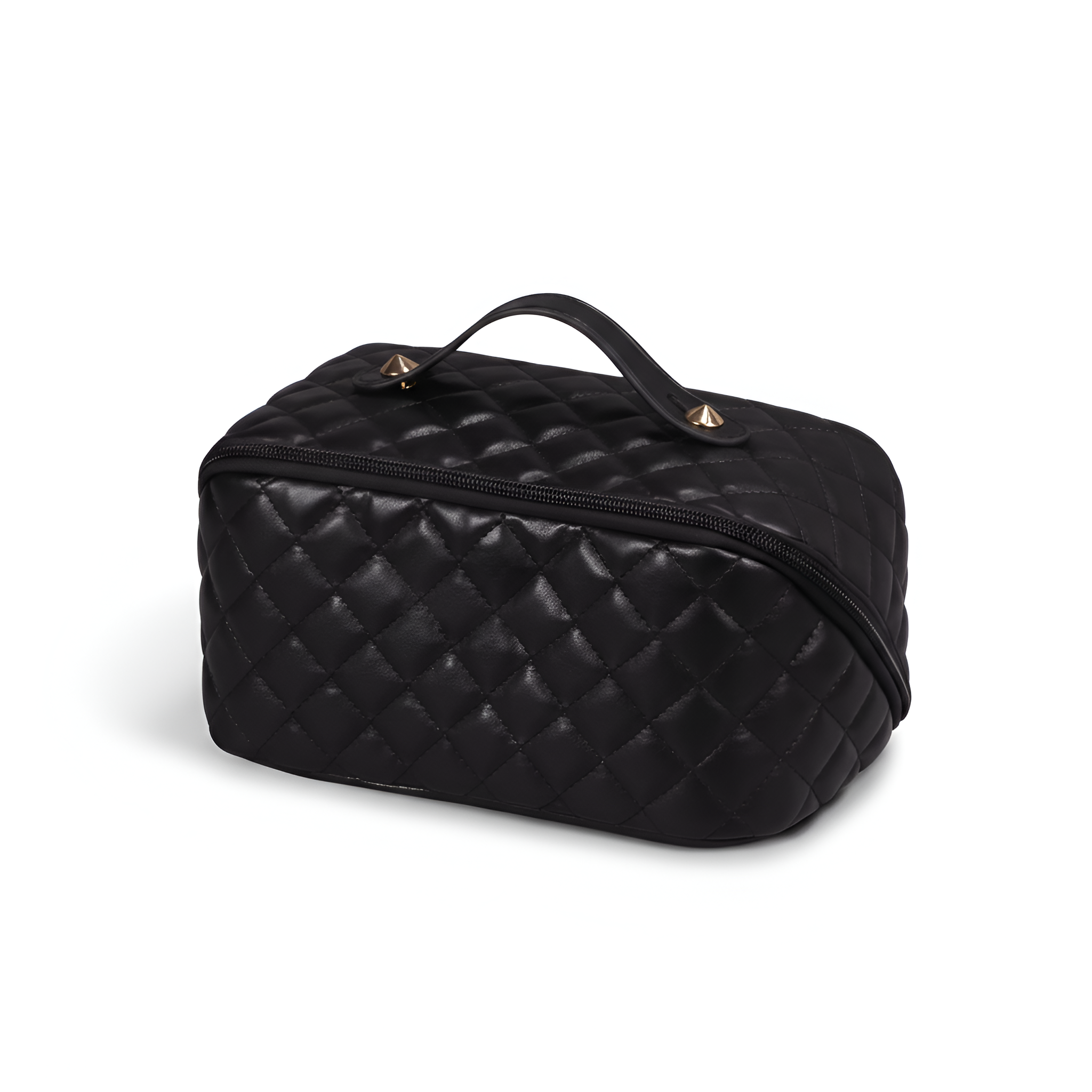 Checkered Quilt Travel Vanity