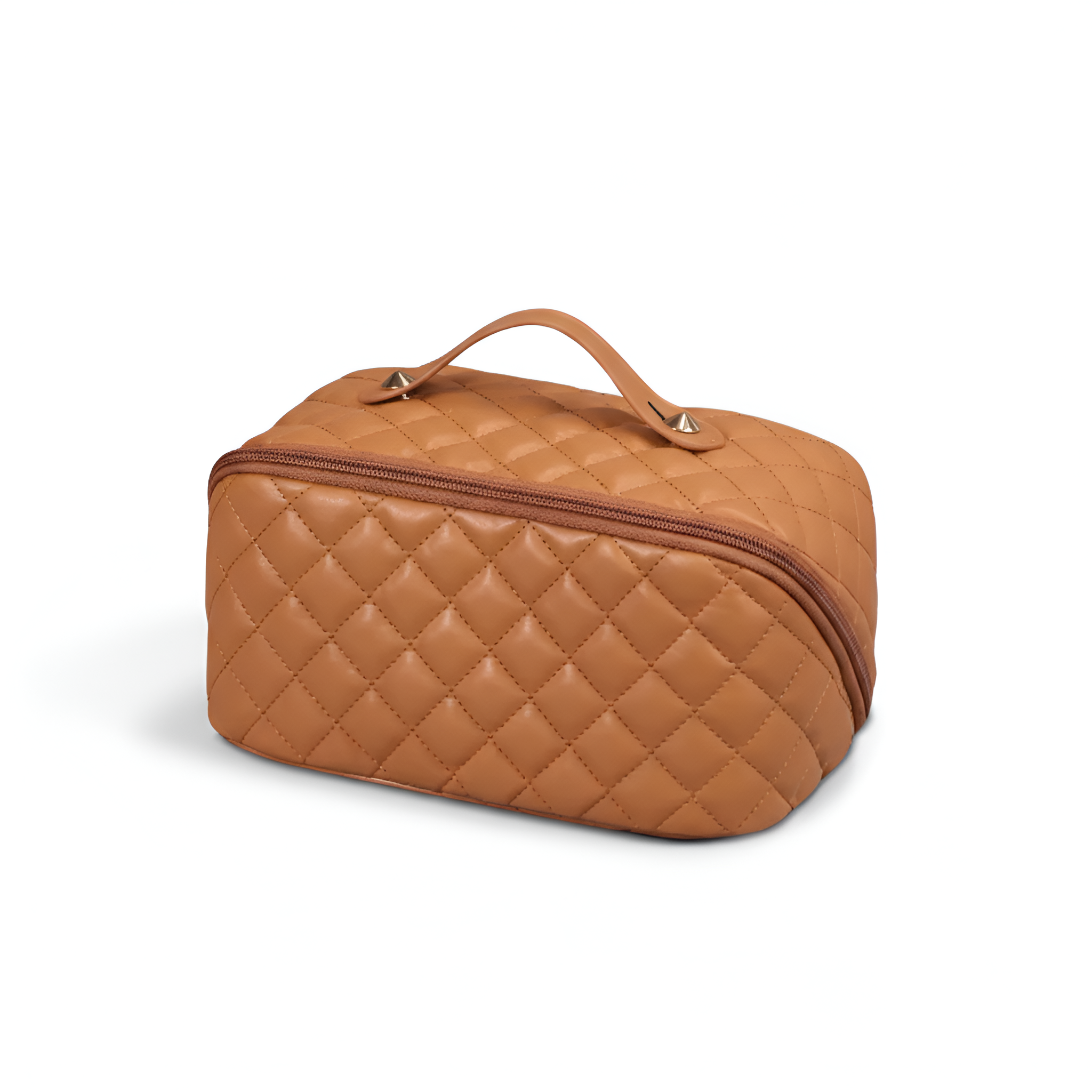 Checkered Quilt Travel Vanity